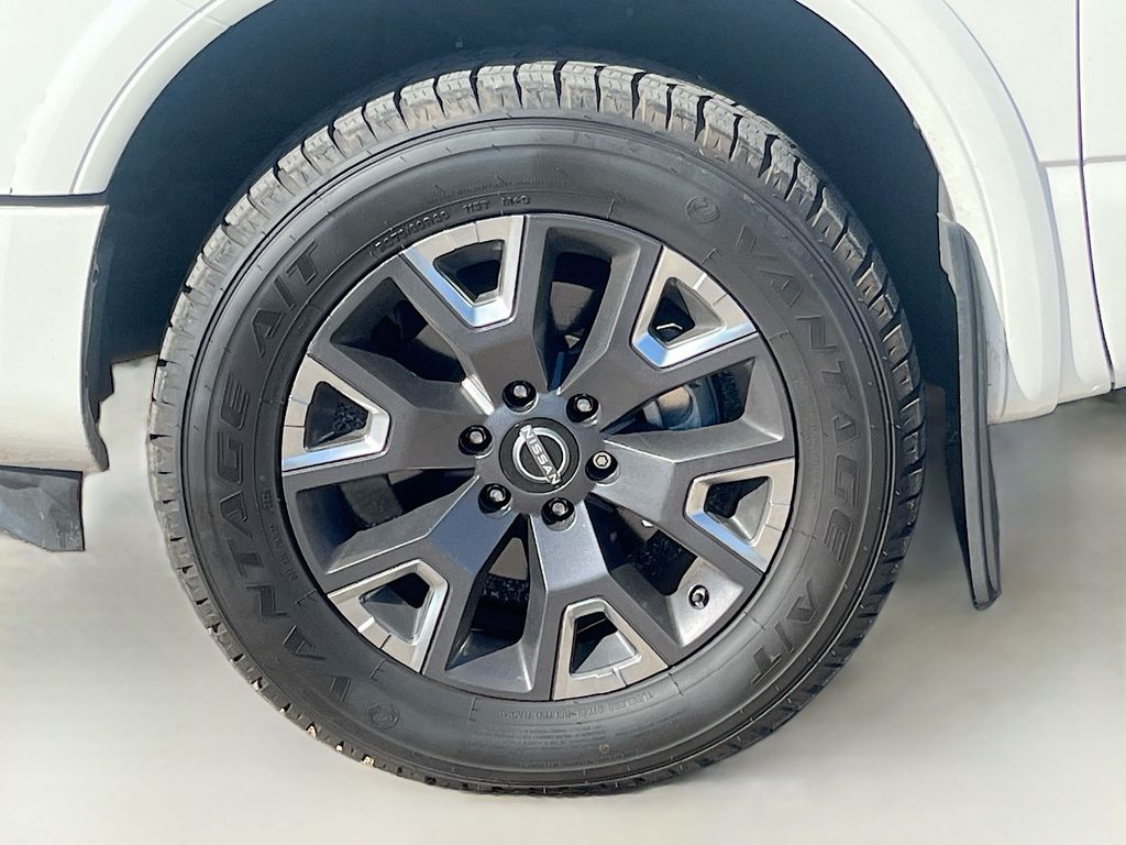 2024 Nissan Titan Platinum Reserve White at Bayshore Chrysler Jeep Dodge Ram
