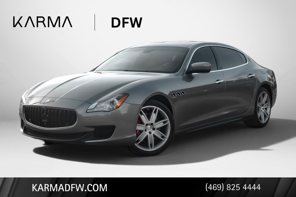 Grigio Maratea Metallescent 2016 Maserati Quattroporte Sedan Rear-Wheel Drive 8-Speed Automatic