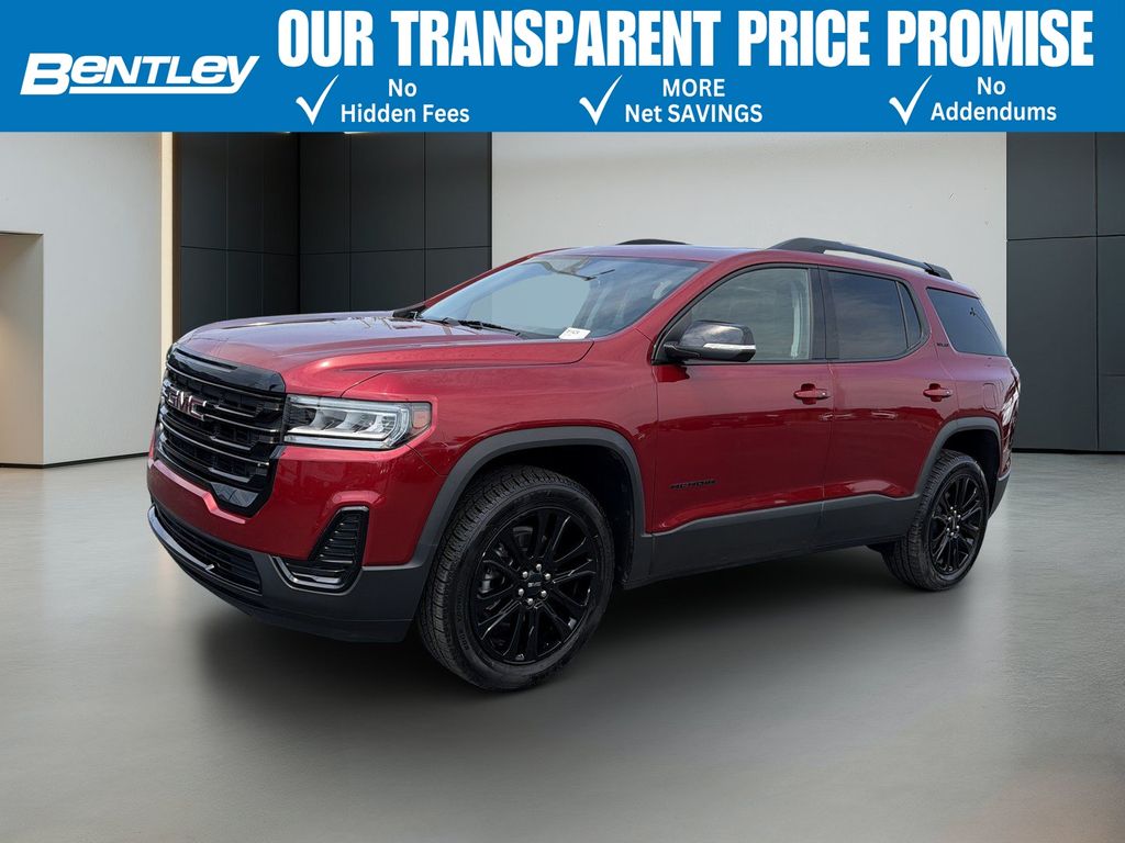 Volcanic Red Tintcoat 2023 GMC Acadia SUV / Crossover Front-Wheel Drive 9-Speed Automatic