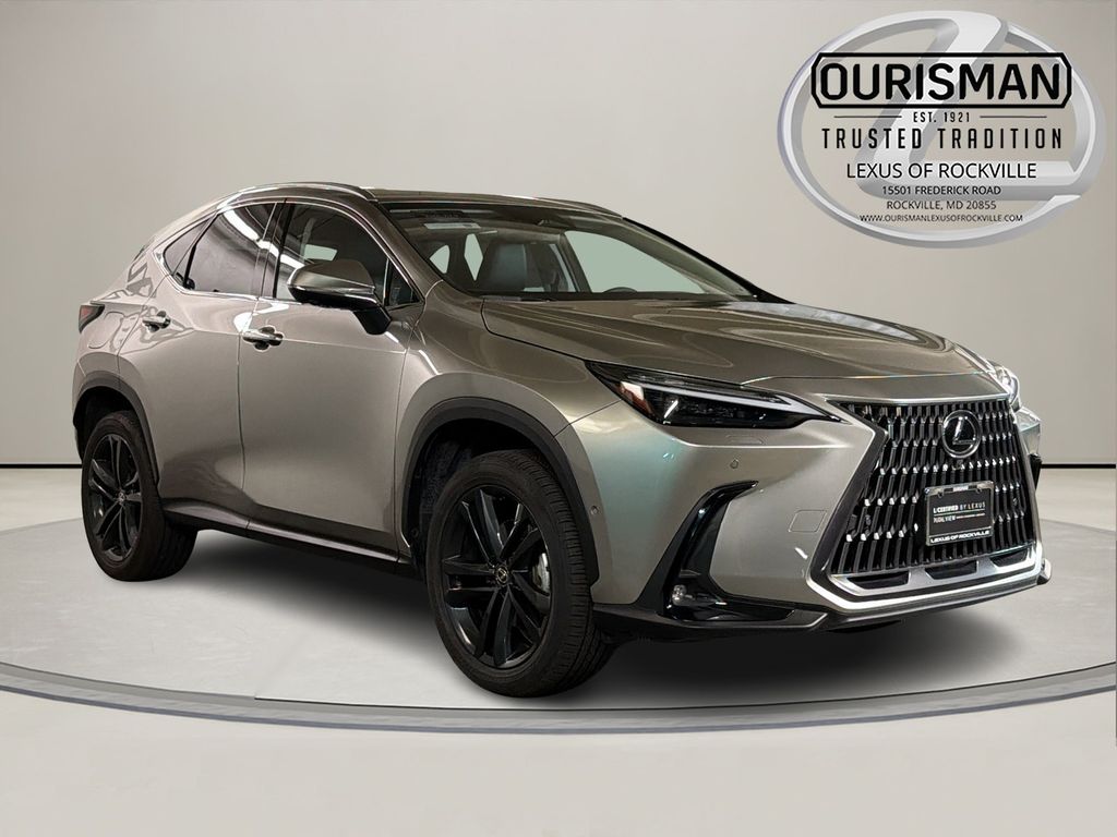 Silver 2024 Lexus NX Hybrid SUV / Crossover All-Wheel Drive Continuously Variable Transmission