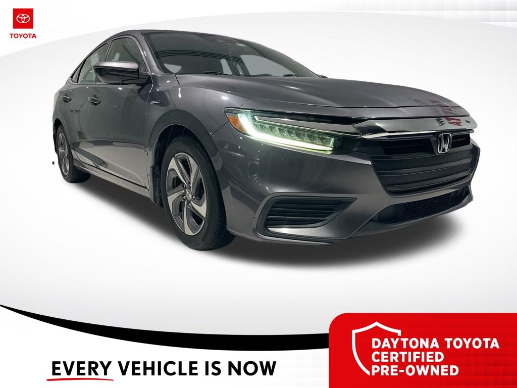 Gray (Modern Steel Metallic) 2019 Honda Insight Sedan Front-Wheel Drive Continuously Variable Transmission