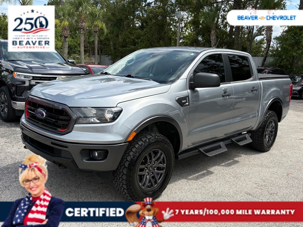Silver Metallic 2023 Ford Ranger Pickup Truck Four-Wheel Drive Automatic