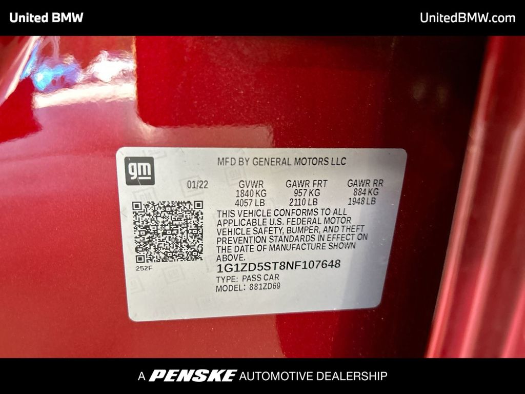 2022 Chevrolet Malibu LT 21