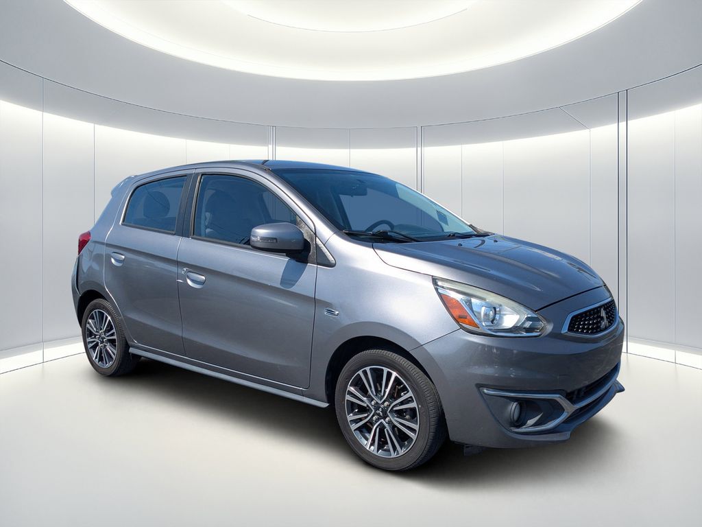 Gray 2019 Mitsubishi Mirage GT FWD Hatchback Front-Wheel Drive Continuously Variable Transmission