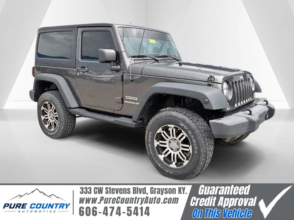 Gray (Granite Crystal Metallic Clearcoat) 2017 Jeep Wrangler SUV / Crossover Four-Wheel Drive 5-Speed Automatic
