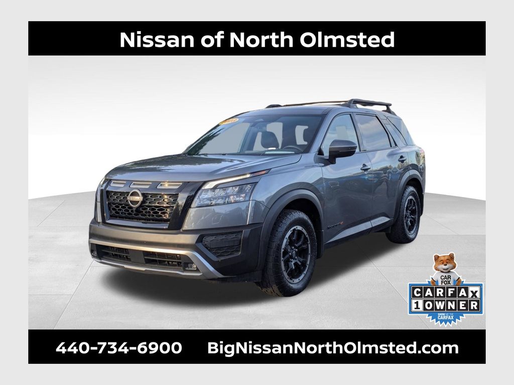 Gray (Gun Metallic) 2023 Nissan Pathfinder SUV / Crossover All-Wheel Drive 9-Speed Automatic