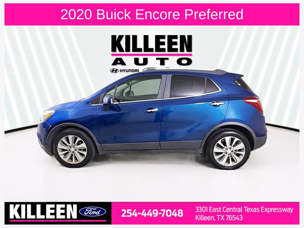 Blue (Deep Azure Metallic) 2020 Buick Encore Preferred FWD SUV / Crossover Front-Wheel Drive 6-Speed Automatic Overdrive