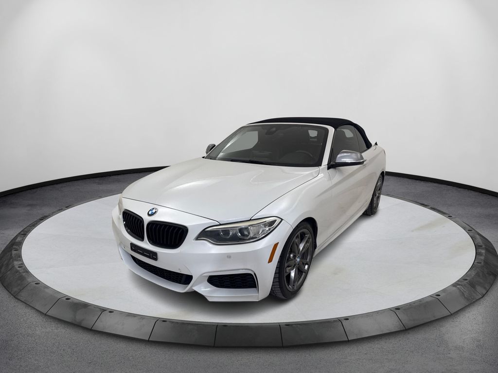 White Metallic 2015 BMW 2 Series Convertible Rear-Wheel Drive 8-Speed Automatic