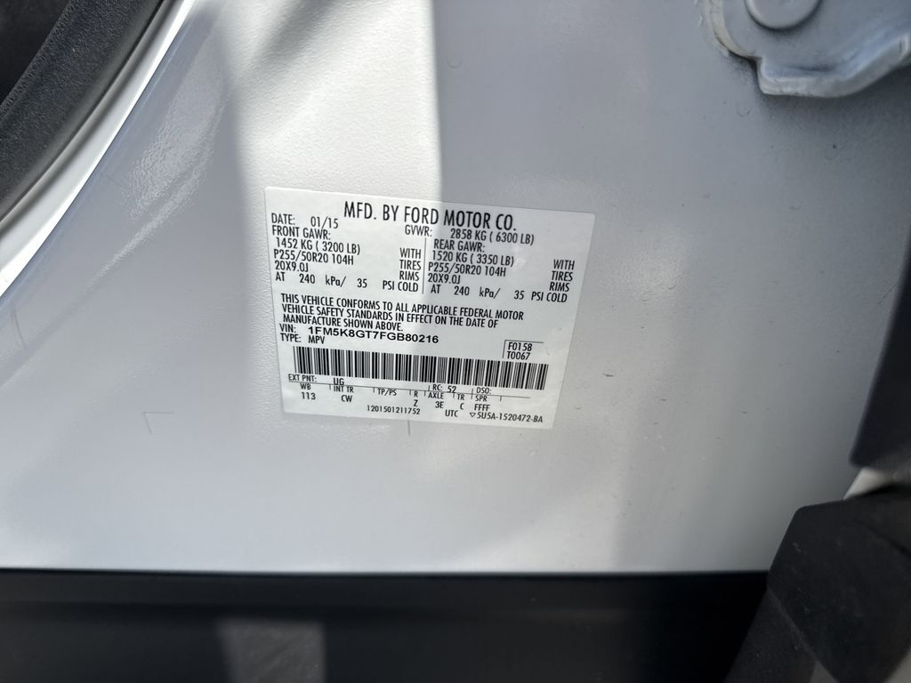 2015 Ford Explorer Sport White at Traditions Chevrolet