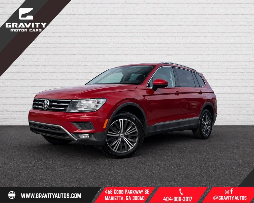 Cardinal Red Metallic 2018 Volkswagen Tiguan SUV / Crossover Front-Wheel Drive 8-Speed Automatic