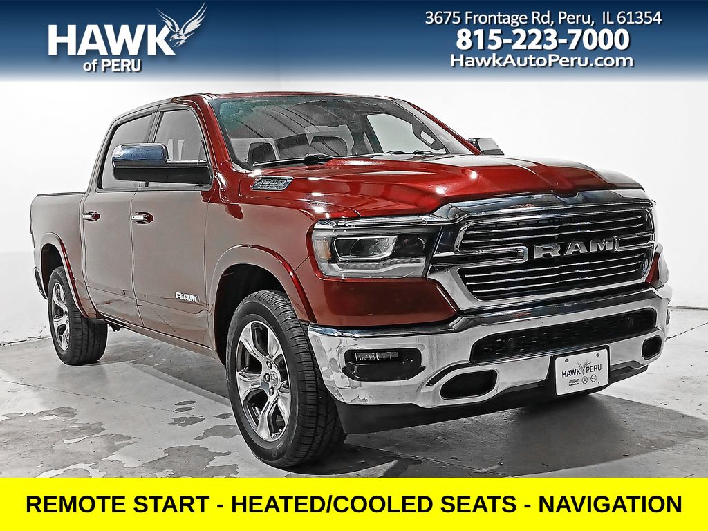 Delmonico Red Pearlcoat 2019 RAM 1500 Pickup Truck Four-Wheel Drive 8-Speed Automatic