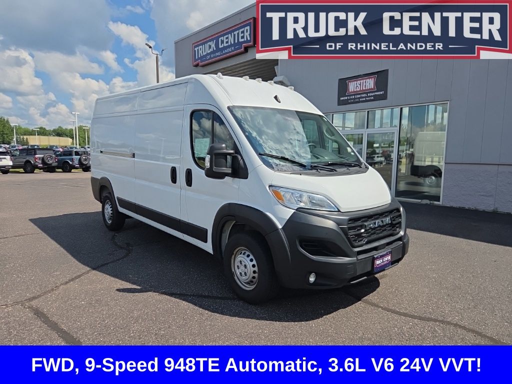 Bright White Clearcoat 2025 RAM ProMaster Van  9-Speed Automatic