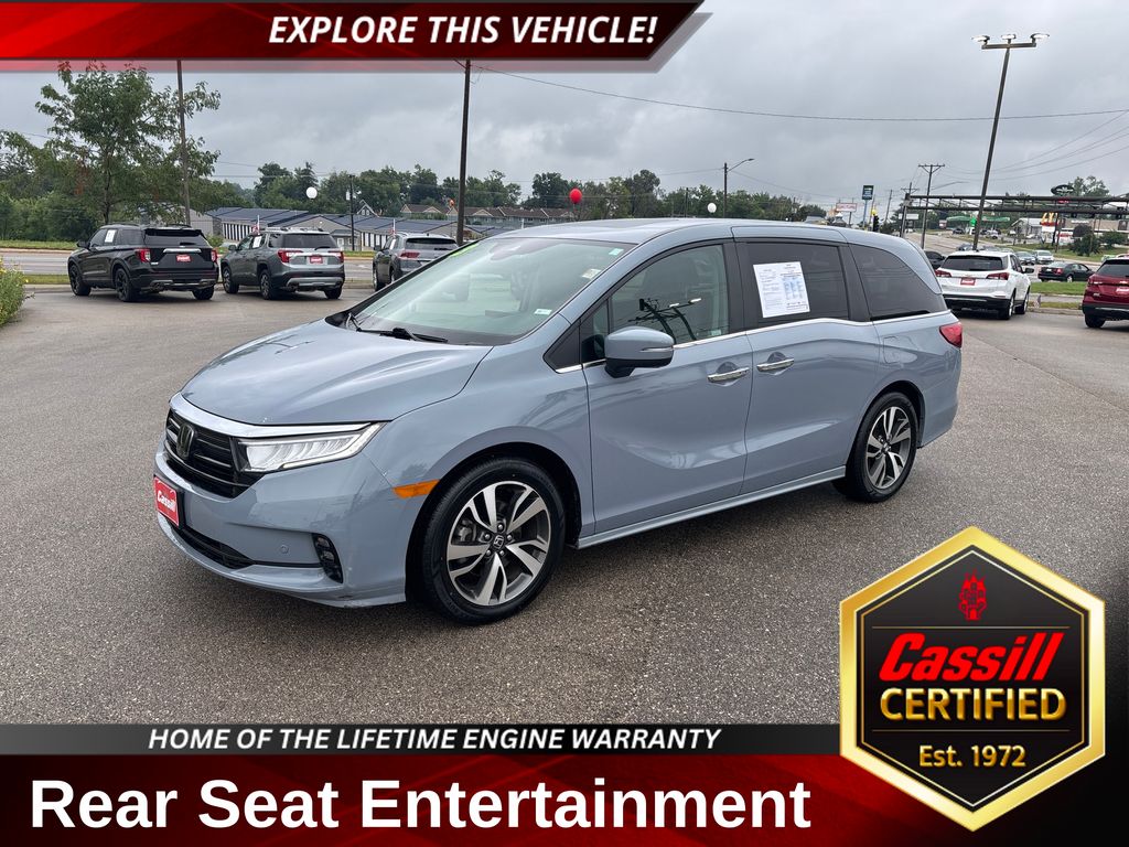 Gray 2023 Honda Odyssey Minivan Front-Wheel Drive Automatic