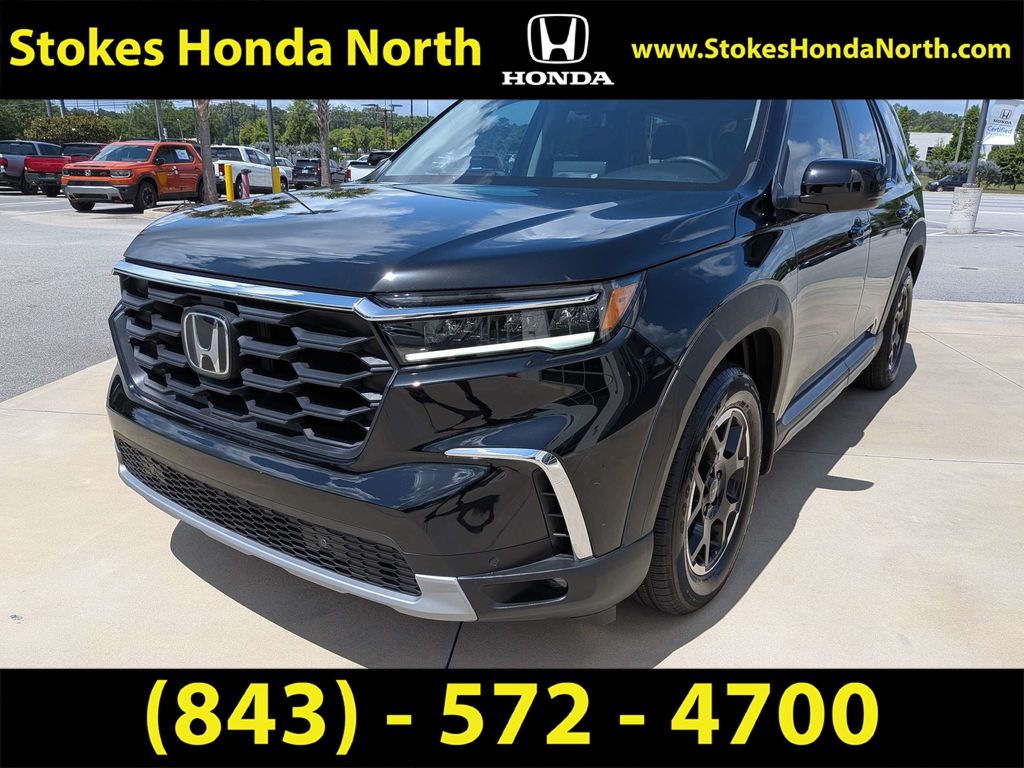 2025 Honda Pilot EX-L Black at Stokes Honda North