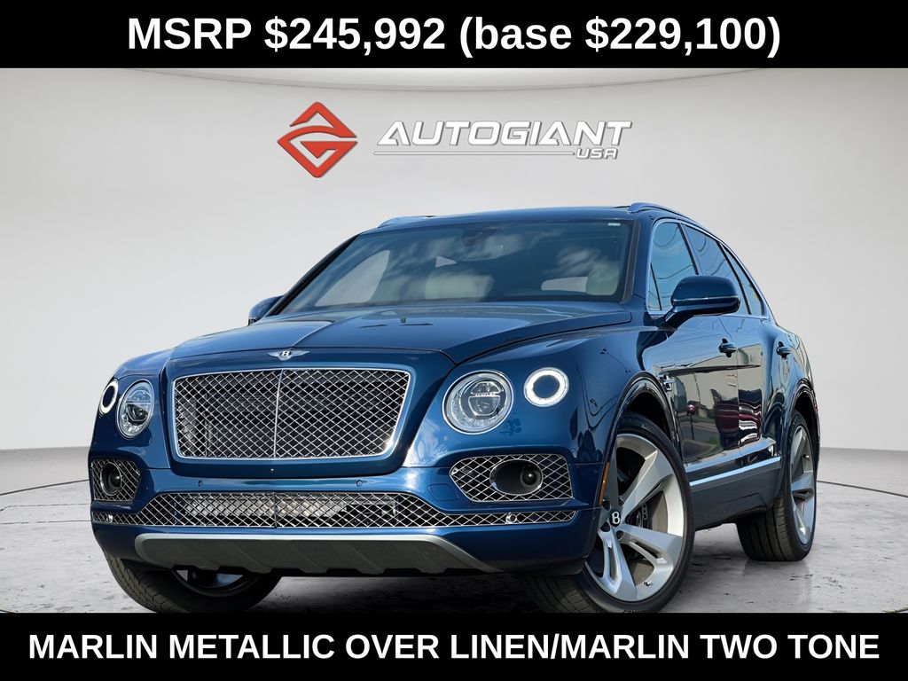 Marlin Metallic 2018 Bentley Bentayga SUV / Crossover All-Wheel Drive 8-Speed Automatic