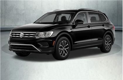 Deep Black 2019 Volkswagen Tiguan SUV / Crossover All-Wheel Drive 8-Speed Automatic