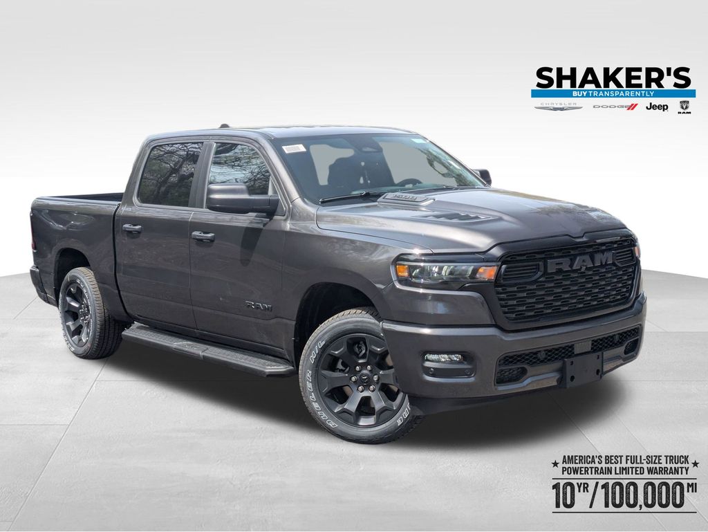 Gray (Granite Crystal Metallic Clearcoat) 2026 RAM 1500 Express Crew Cab 4WD Pickup Truck Four-Wheel Drive 8-Speed Automatic