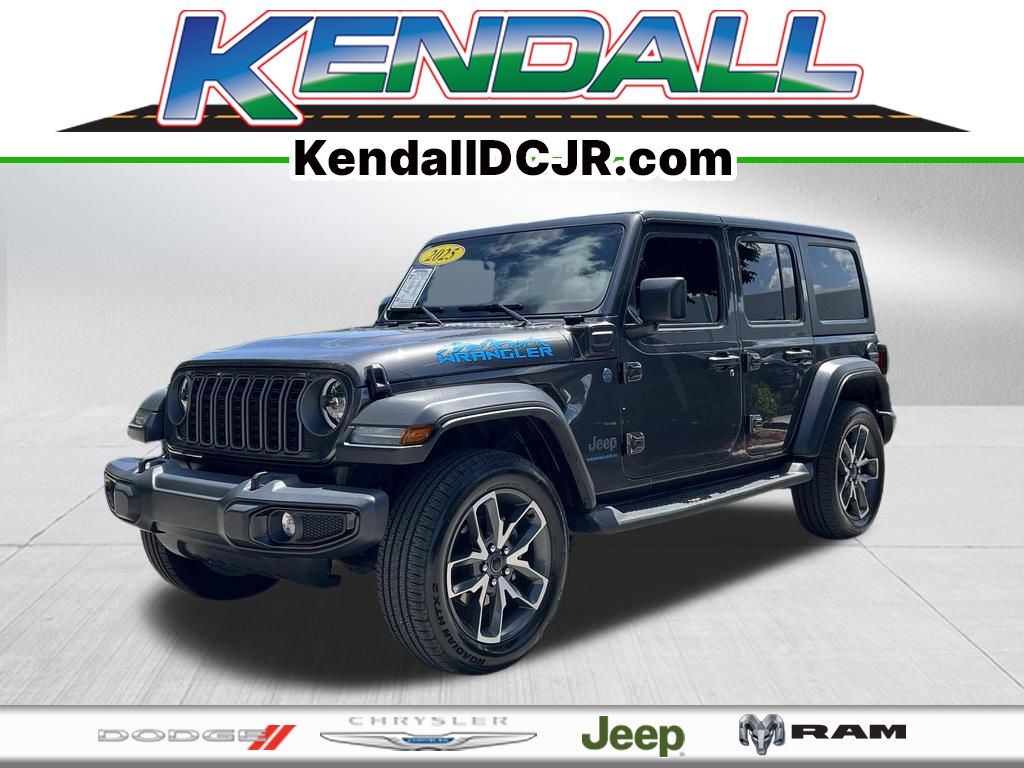 Gray (Granite Crystal Metallic Clearcoat) 2025 Jeep Wrangler 4xe SUV / Crossover Four-Wheel Drive 8-Speed Automatic