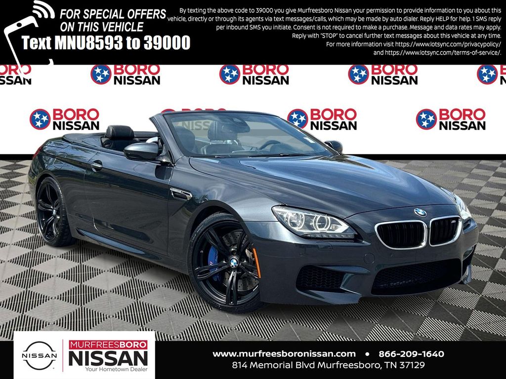 Tanzanite Blue Metallic 2014 BMW M6 Convertible RWD Convertible Rear-Wheel Drive 7-Speed Automatic