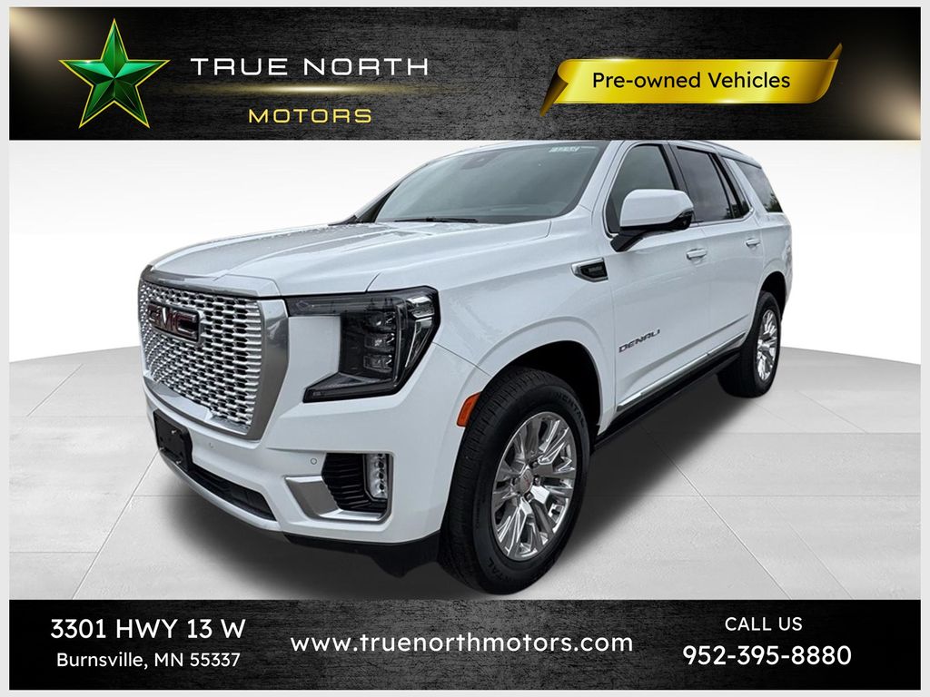 Summit White 2024 GMC Yukon Denali 4WD SUV / Crossover Four-Wheel Drive