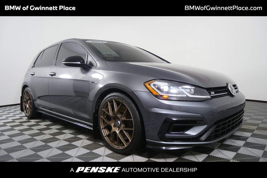 Indium Gray 2019 Volkswagen Golf R AWD Hatchback All-Wheel Drive 6-Speed Manual