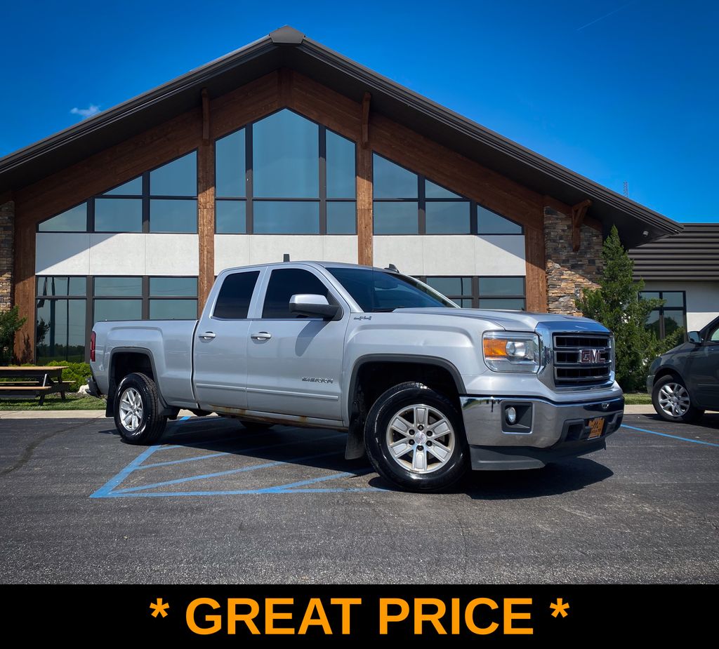 Quicksilver Metallic 2015 GMC Sierra 1500 Pickup Truck Four-Wheel Drive 6-Speed Automatic Overdrive