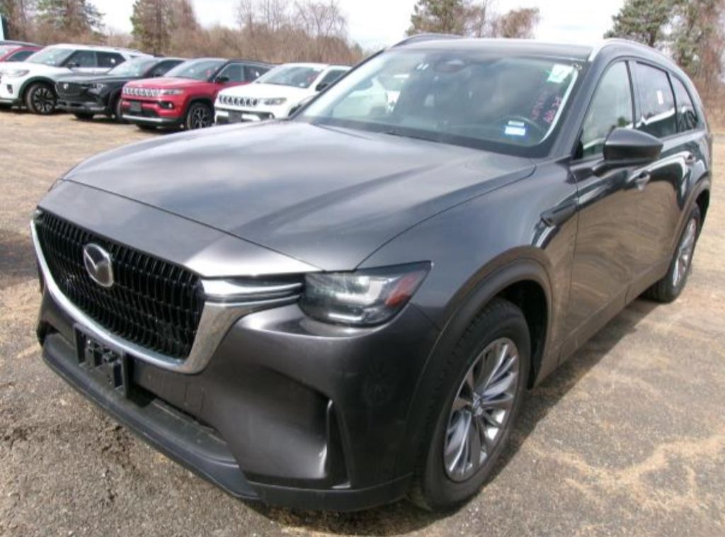 Machine Gray Metallic 2024 Mazda CX-90 3.3 Turbo Preferred Plus AWD SUV / Crossover All-Wheel Drive 8-Speed Automatic