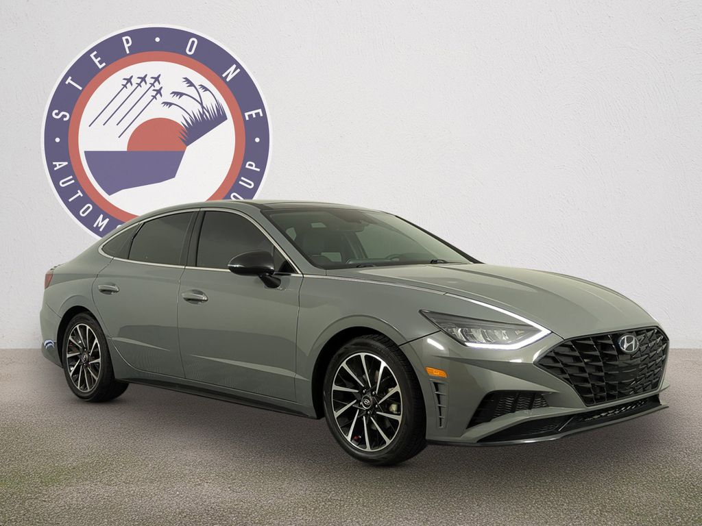 Hampton Gray 2020 Hyundai Sonata SEL Plus FWD Sedan Front-Wheel Drive 8-Speed Automatic Overdrive