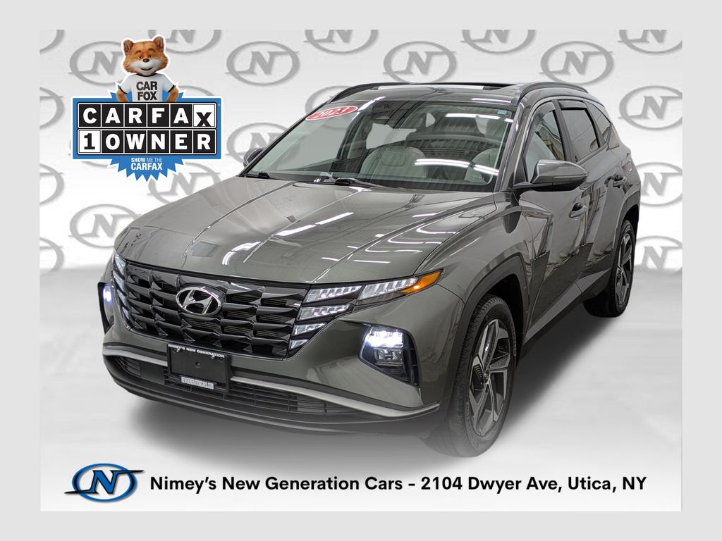 Amazon Gray 2023 Hyundai Tucson SUV / Crossover All-Wheel Drive 8-Speed Automatic