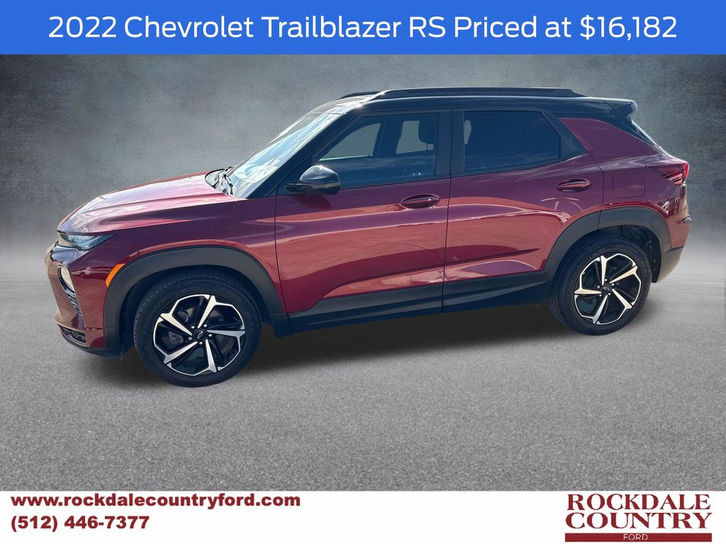 Red (Crimson Metallic) 2022 Chevrolet Trailblazer SUV / Crossover Front-Wheel Drive Continuously Variable Transmission