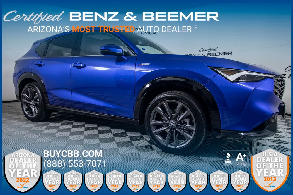 Adriatic Blue Sea Metallic 2025 Acura ADX FWD with A-SPEC Package SUV / Crossover Front-Wheel Drive Continuously Variable Transmission