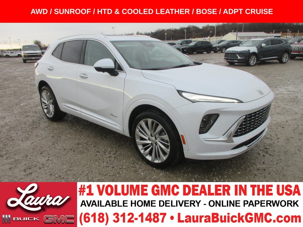 Iridescent White Tricoat 2026 Buick Envision SUV / Crossover All-Wheel Drive 9-Speed Automatic
