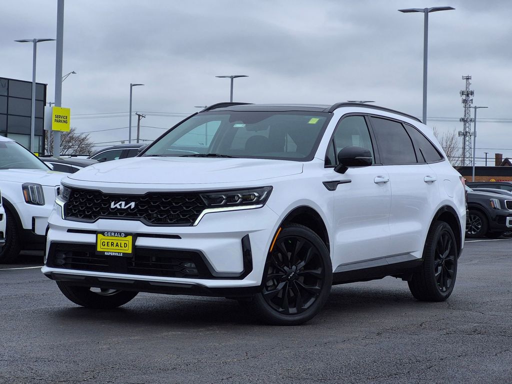 Glacial White Pearl 2022 Kia Sorento SX FWD SUV / Crossover Front-Wheel Drive 8-Speed Dual Clutch