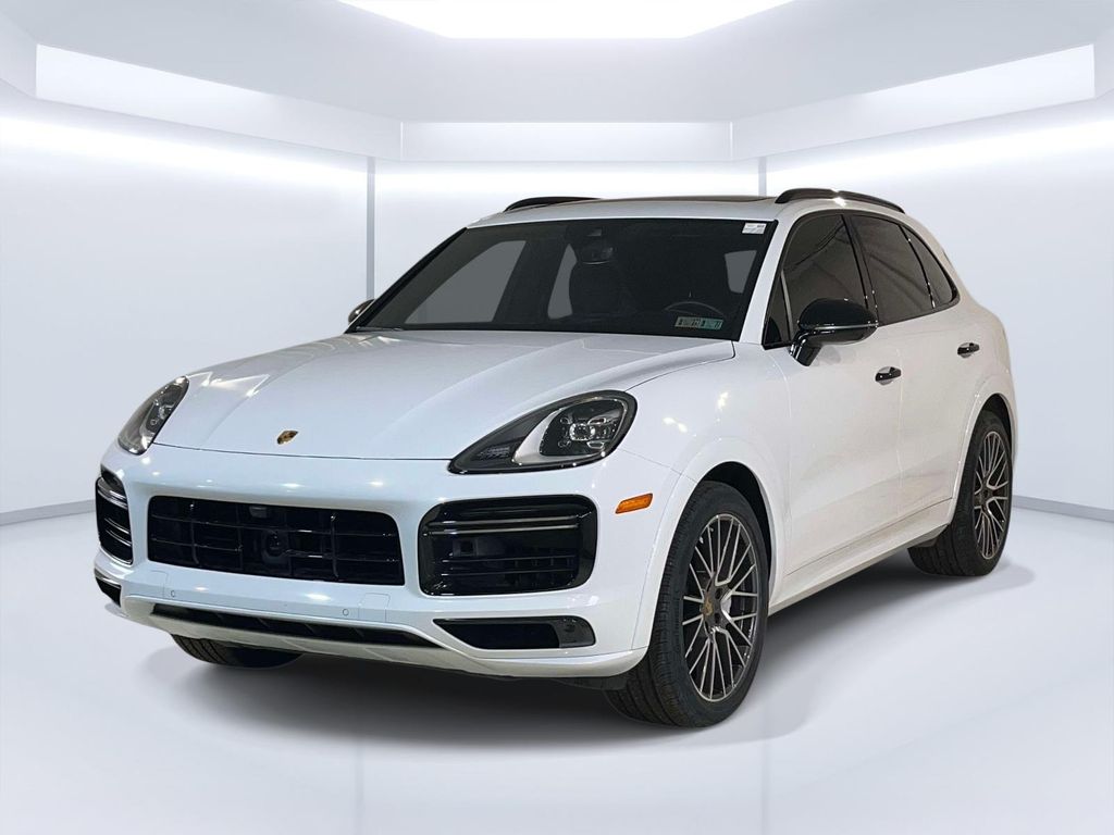 Carrara White Metallic 2023 Porsche Cayenne Turbo AWD SUV / Crossover All-Wheel Drive 8-Speed Automatic