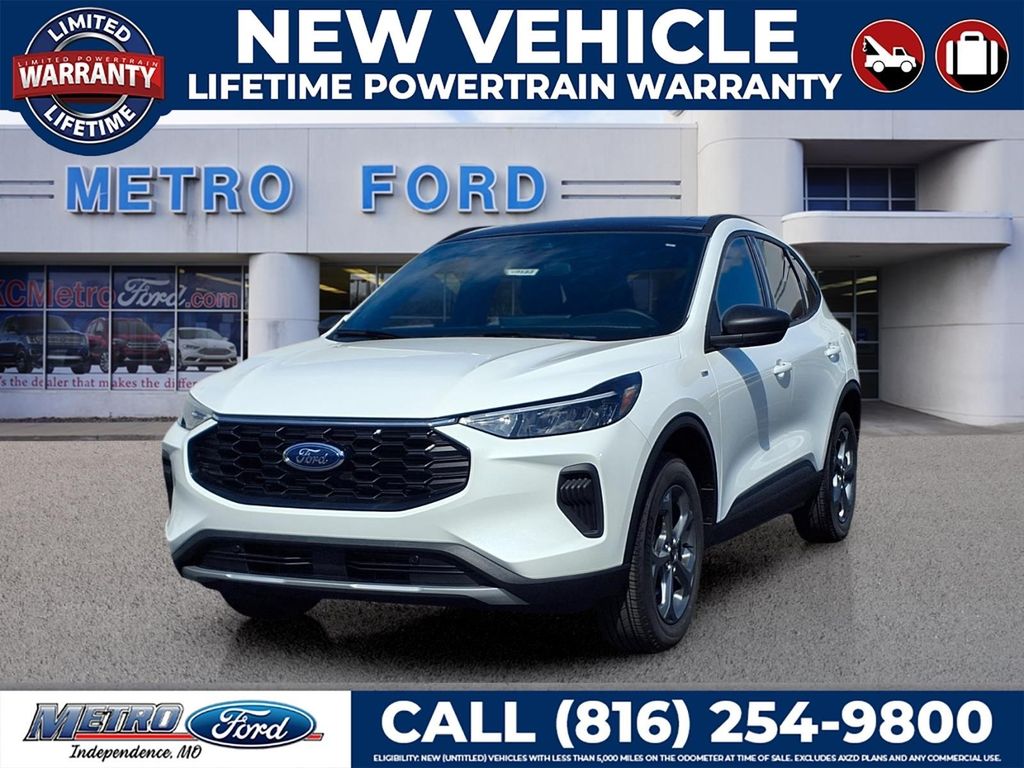 White Metallic 2026 Ford Escape SUV / Crossover All-Wheel Drive 8-Speed Automatic