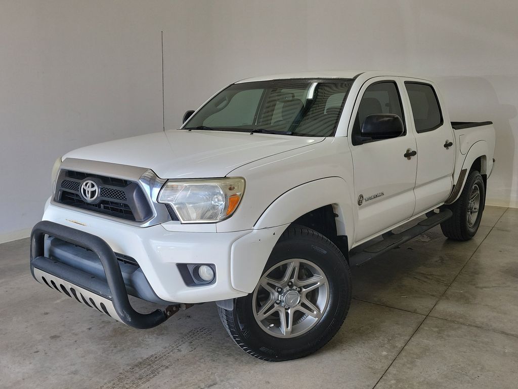 Super White 2013 Toyota Tacoma PreRunner Double Cab V6 SB Pickup Truck 4X2 5-Speed Automatic Overdrive
