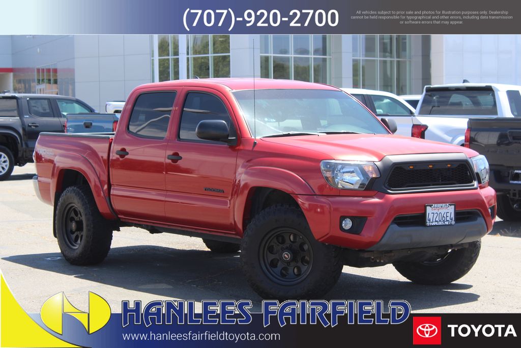 Barcelona Red Metallic 2012 Toyota Tacoma Pickup Truck Four-Wheel Drive 5-Speed Automatic Overdrive