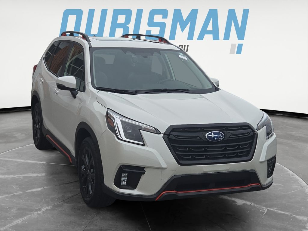 Crystal White Pearl 2024 Subaru Forester Sport Crossover AWD SUV / Crossover All-Wheel Drive Continuously Variable Transmission