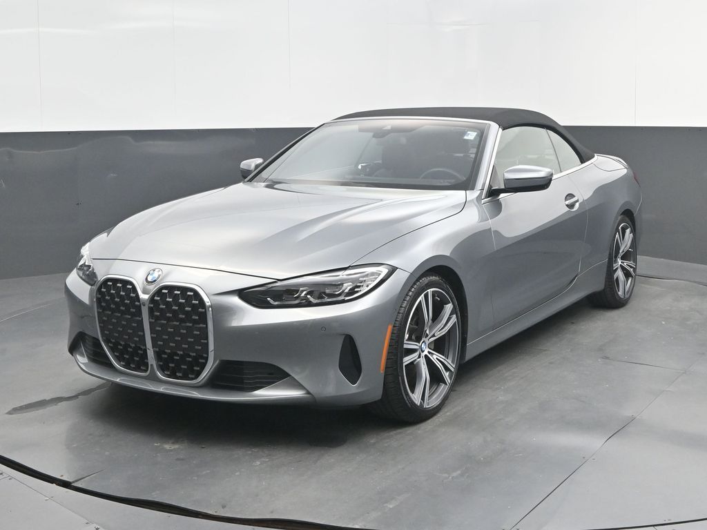 Skyscraper Gray Metallic 2024 BMW 4 Series Convertible Rear-Wheel Drive 8-Speed Automatic