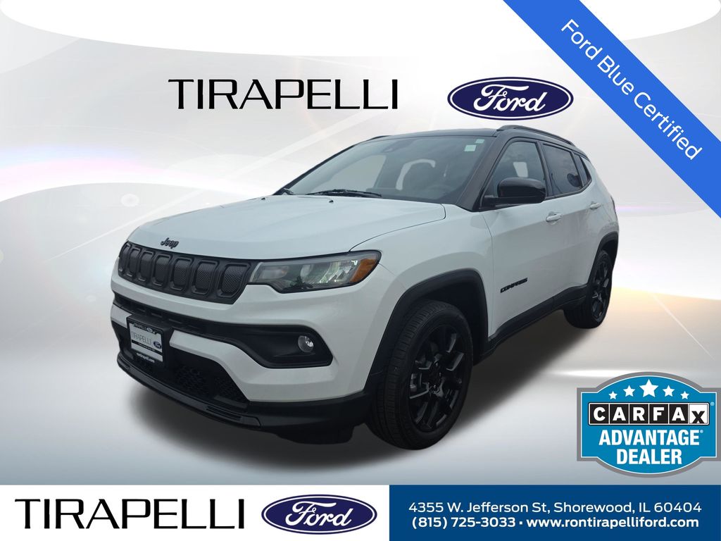 Bright White Clearcoat 2022 Jeep Compass SUV / Crossover Front-Wheel Drive Automatic