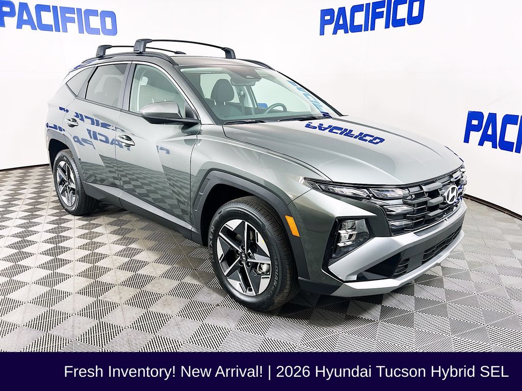 Amazon Gray 2026 Hyundai Tucson Hybrid SEL AWD SUV / Crossover All-Wheel Drive 6-Speed Automatic