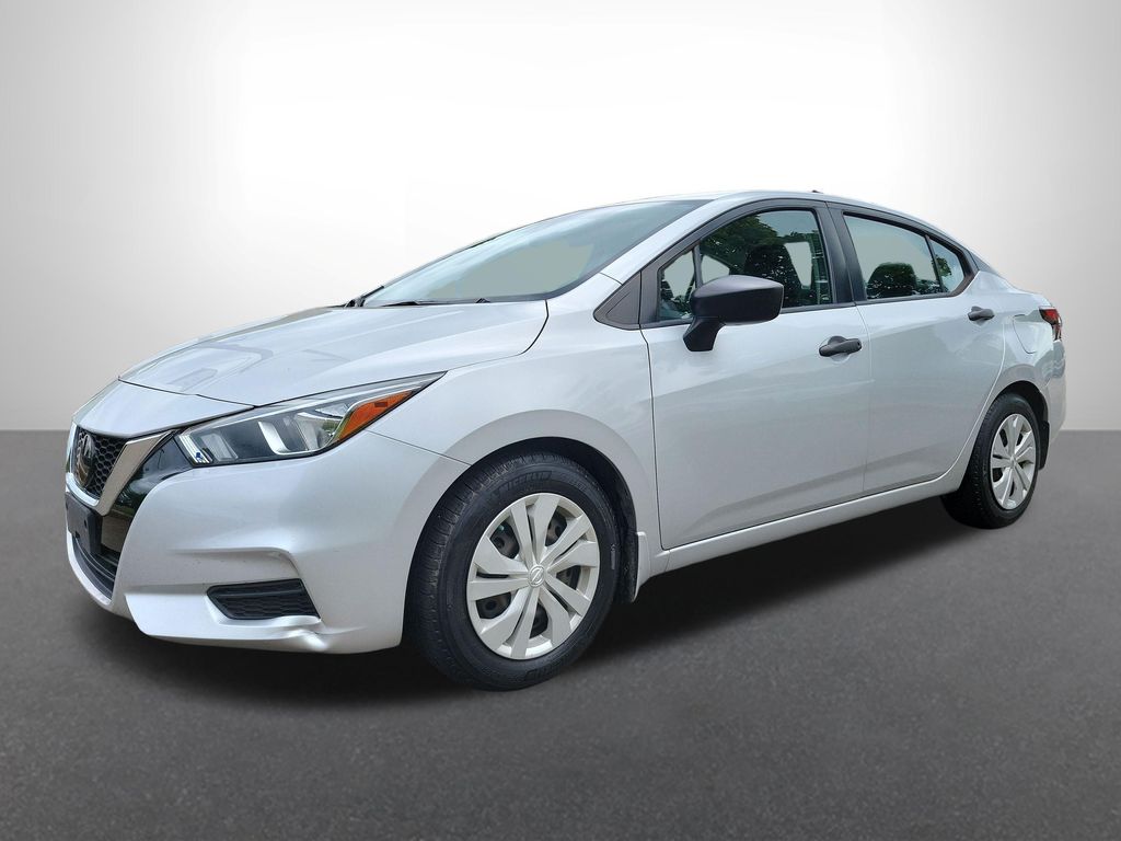 Brilliant Silver Metallic 2020 Nissan Versa Sedan Front-Wheel Drive Continuously Variable Transmission