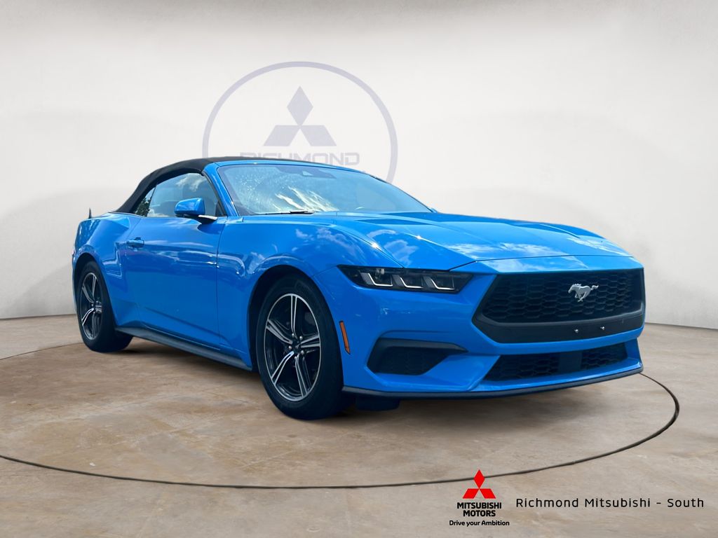 Grabber Blue Metallic 2024 Ford Mustang Convertible Rear-Wheel Drive Automatic