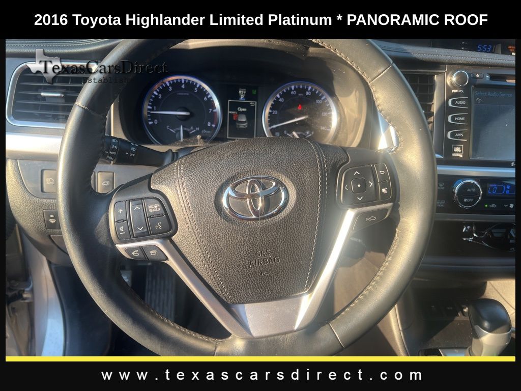 2016 Toyota Highlander Limited Platinum V6 7