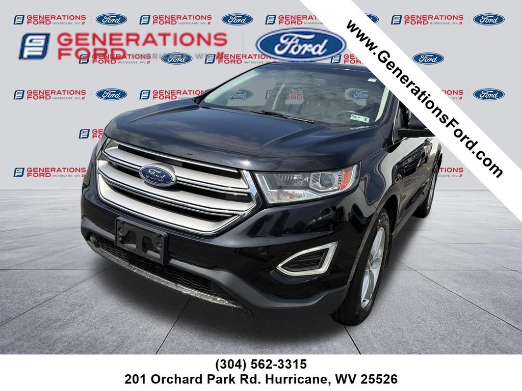 Black 2016 Ford Edge SUV / Crossover All-Wheel Drive 6-Speed Automatic