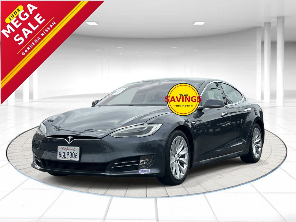 Gray 2018 Tesla Model S 100D AWD Sedan All-Wheel Drive 1-Speed Automatic