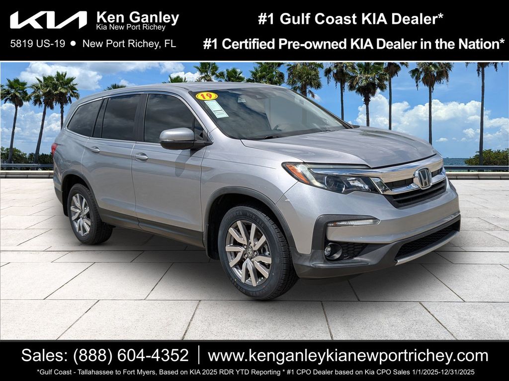 Silver Metallic 2019 Honda Pilot SUV / Crossover Front-Wheel Drive 6-Speed Automatic