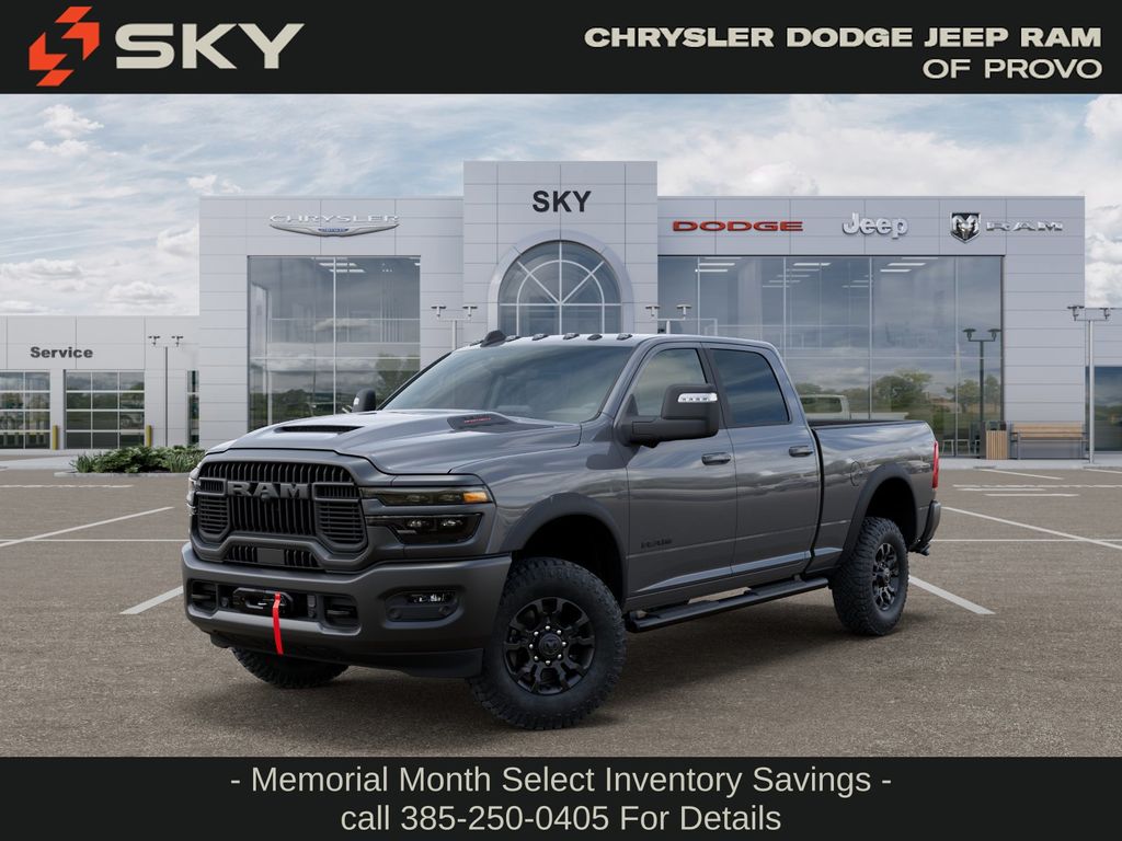 Ceramic Gray Clearcoat 2026 RAM 2500 Power Wagon Crew Cab 4WD Pickup Truck Four-Wheel Drive 8-Speed Automatic