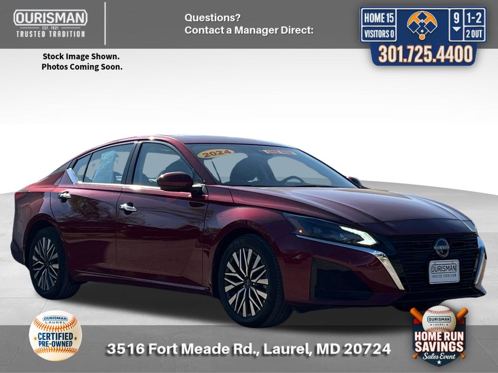 Red (Scarlet) 2024 Nissan Altima 2.5 SV FWD Sedan Front-Wheel Drive Continuously Variable Transmission