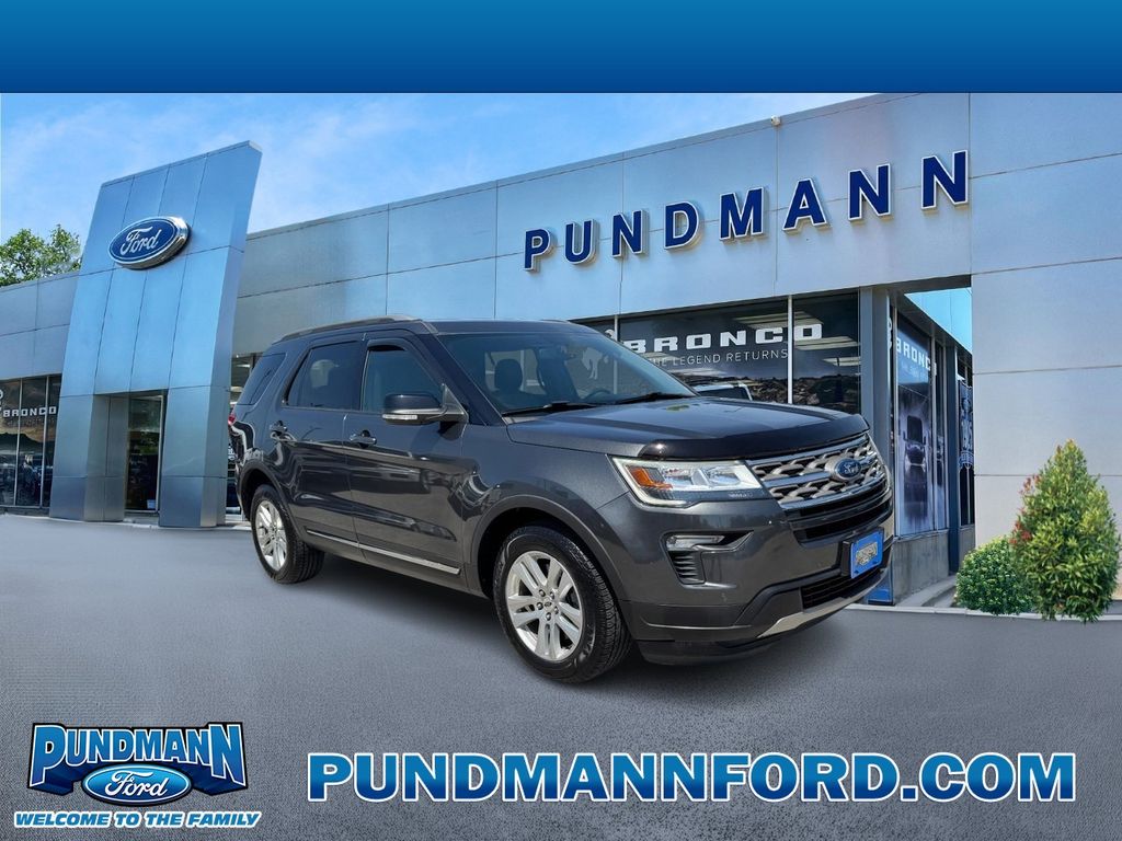 Gray (Magnetic) 2018 Ford Explorer SUV / Crossover Front-Wheel Drive Automatic